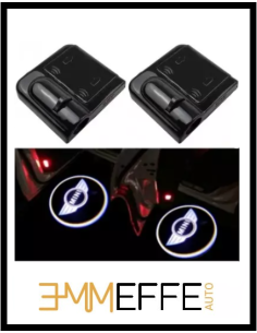 Proiettore Logo LED Mini per portiera Con Batteria no Fori no Connessioni Plug & Play 2
