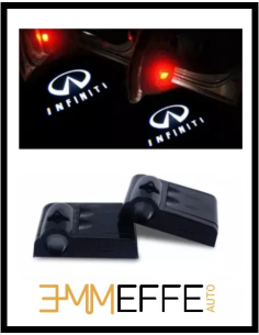 Proiettore Logo LED Infinity per Portiera con Batteria no Fori no Connessioni Plug & Play 2