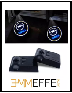 Proiettore Logo LED Opel per Portiera con Batteria no Fori no Connessioni Plug & Play 2