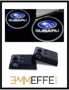 Proiettore Logo LED Subaru per Portiera con Batteria no Fori no Connessioni Plug & Play 2