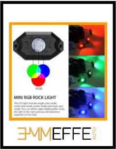 Kit LED sottoscocca MULTICOLOR con telecomando RGB 