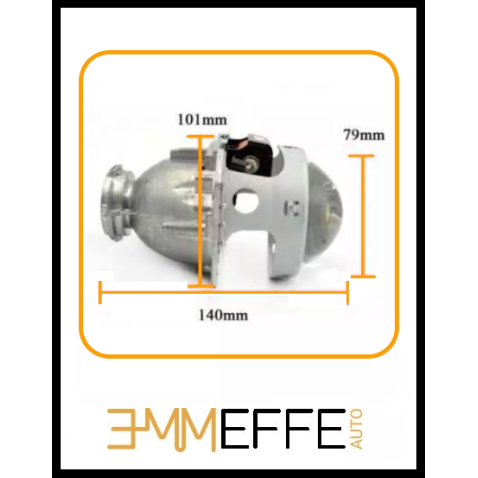 LENTICOLARE ORIGINALE HELLA 3 POLLICI D2S D1S D3S