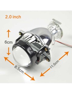 AOZOOM COPPIA PROIETTORI LENTICOLARI da assemblare 2,5 POLLICI 2
