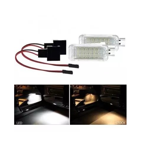 PLAFONIERA LED LUCI SOTTO PIEDI BAGAGLIAIO CORTESIA PORTIERA AUDI VOLKSWAGEN SEAT