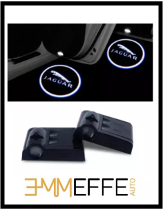 Proiettore Logo LED Jaguar per Portiera con Batteria no Fori no Connessioni Plug & Play 2