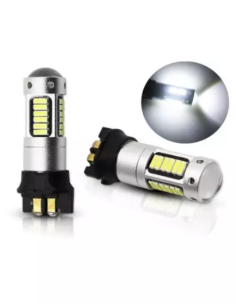 Coppia Lampade Led PW24W 6000K Posizione Diurna Luci Ricambio CanBus