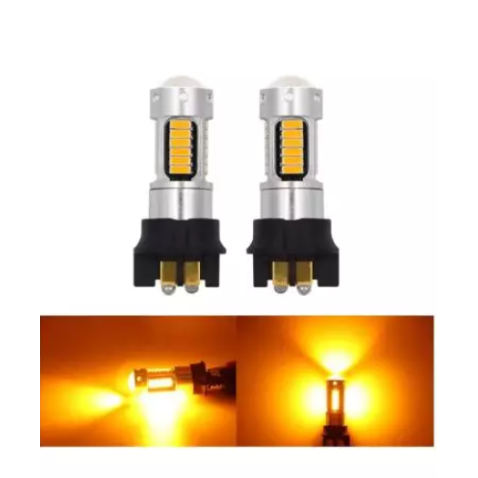 Coppia Lampade Led PWY24W Arancione Indicatore di Direzione Freccia Luci Ricambio CanBus
