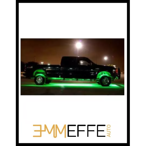 LED SOTTOSCOCCA RGB CON TELECOMANDO 4 MODULI 6 LED sotto scocca