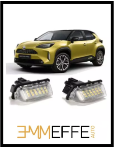 Lampade Led Targa  per TOYOTA Yaris Cross con tecnologia CANBUS 8127006031 8127006030 8127002131 2