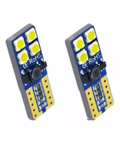 Coppia LED T10 W5W 8 SMD 3030 SAMSUNG Canbus Posizione Interni Targa