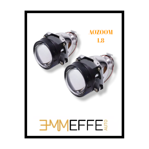 Proiettore Moto Bixenon 2 Pollici LED Lenticolare Doppio Angel Eye