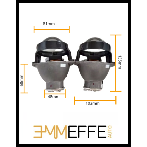PRIOIETTORE LENTICOLARE hella Q5 H7 3 POLLICI TOP QUALITA'