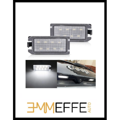 Plafoniera Targa Led Jeep Grand Cherokee IV WK WK2 Placchetta Completa Bianca 6000k