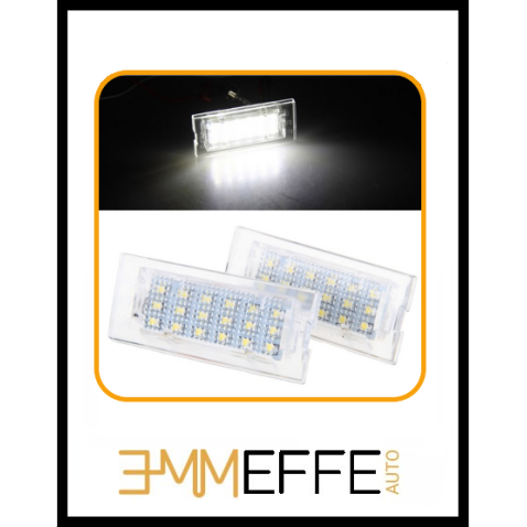 Plafoniera Targa Led BMW X3 (E83) Placchetta Completa Bianca 6000k