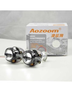 AOZOOM 2 pollici COPPIA PROIETTORI LENTICOLARI da assemblare mini h1