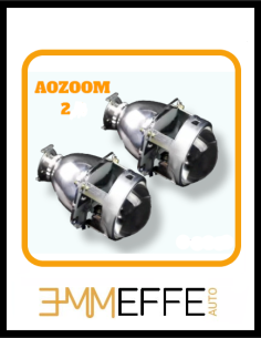AOZOOM 2 pollici COPPIA PROIETTORI LENTICOLARI da assemblare mini h1 2