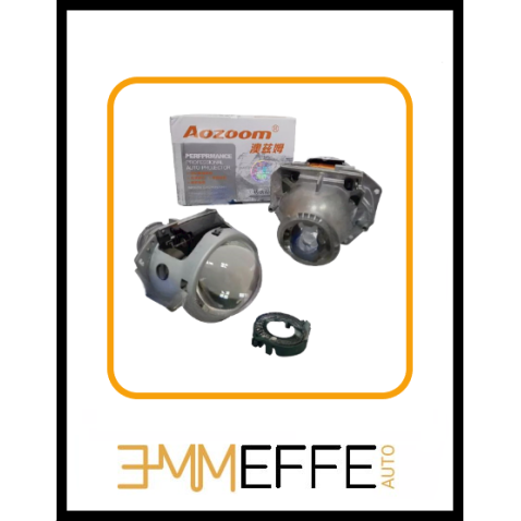 AOZOOM COPPIA PROIETTORI LENTICOLARI HELLA 5 D2S 3 pollici