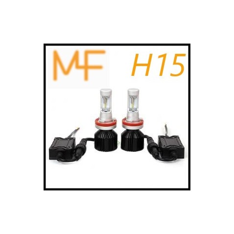 KIT FULL LED FLASH H15 Diurna Abbagliante 6000k