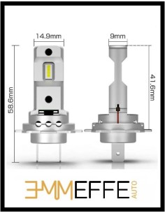 Lampade Led H7 CORTE Canbus Stessa Misura Originale REVOLUTION