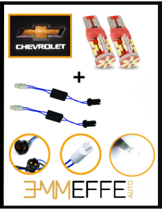 LAMPADE LED LUCI TARGA per CHEVROLET Malibu specifico serie TOP CANBUS 2