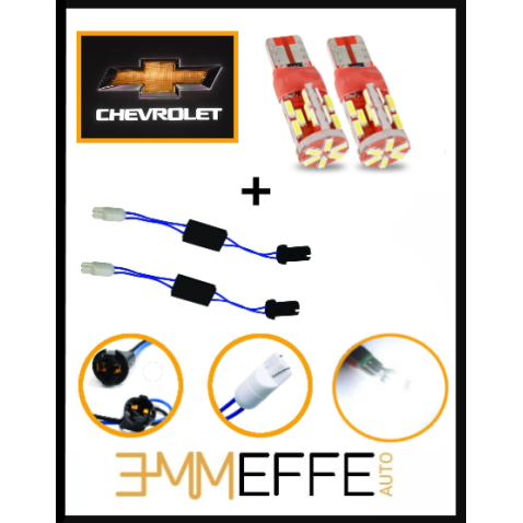 LAMPADE LED LUCI TARGA per CHEVROLET Malibu specifico serie TOP CANBUS