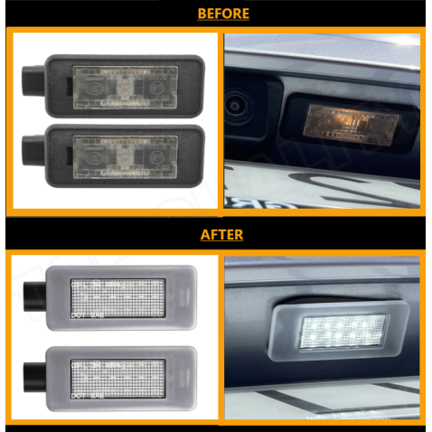 Lampade Led Luci Targa Per Citroen C4 II Specifico Serie Top Canbus 6340.A3