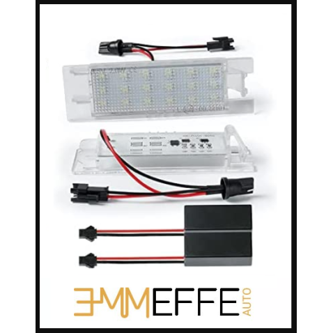 LAMPADE LED LUCI TARGA per FIAT 500L specifico serie TOP CANBUS