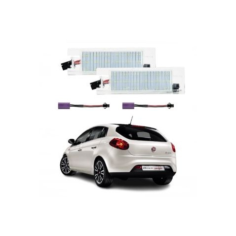 LAMPADE LED LUCI TARGA per FIAT Bravo II specifico serie TOP CANBUS