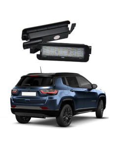 LAMPADE LED LUCI TARGA per JEEP Compass specifico serie TOP CANBUS 2