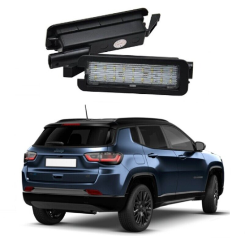 LAMPADE LED LUCI TARGA per JEEP Compass specifico serie TOP CANBUS