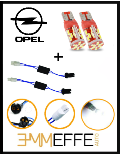 LAMPADE LED LUCI TARGA per OPEL Adam specifico serie TOP CANBUS 2