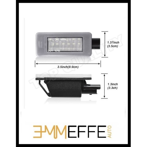 Lampade Led Luci Targa Per Peugeot 2008 Specifico Serie Top Canbus