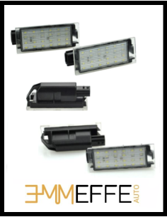 LAMPADE LED LUCI TARGA per RENAULT CLIO 3 specifico serie TOP CANBUS 2