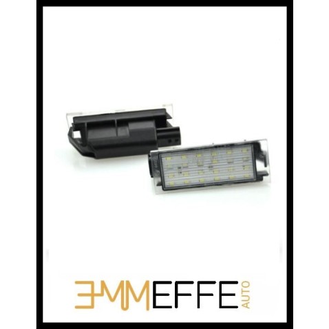 Lampade Led Targa  per SMART Forfour II W453 (2014 - 2020) tecnologia CANBUS Kit 6000k Luce Bianca