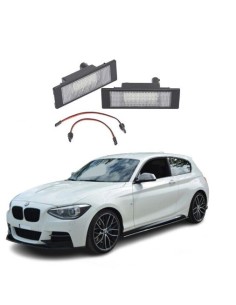 Plafoniera Targa Led BMW F20 F21 Placchetta Completa Bianca 6000k 2