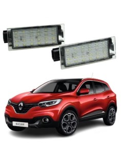 Plafoniera Targa Led Renault Kadjar Placca Completa Bianca 6000k 2