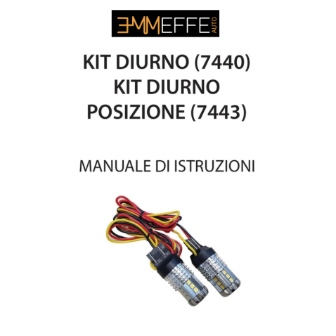 Luci Led Posizioni Diurne per 500L dal 2012 al 2017 al Pre Restyling specifico Canbus