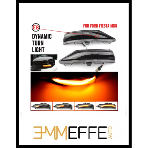 Freccia Led Sequenziale Specchietto Ford Fiesta MK8 Dinamica mirror light