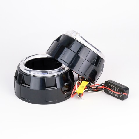 COPPIA COVER G143N  CON ANGEL LED BIANCO