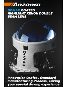 Aozoom KIT LENTICOLARE Auto Bi-Xenon ORIGINALE 3.0 pollici DOMAX 2