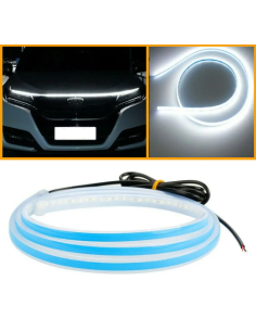 Strip Led Avvio Dinamico Dinamica Start Up Hood Beam Kit DRL Cofano Auto 1,8 Metri