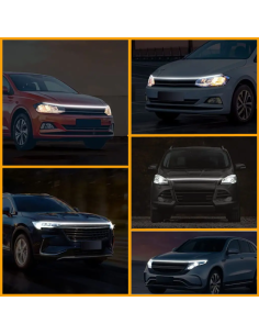 Strip Led Avvio Dinamico Dinamica Start Up Hood Beam Kit DRL Cofano Auto 1,8 Metri 2