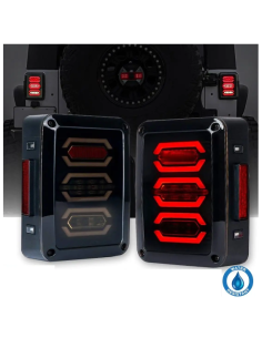 JEEP WRANGLER JK FARI Posteriori Completi Full LED Fanali