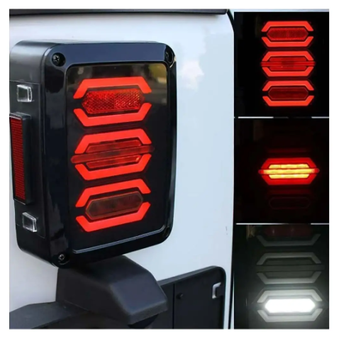 JEEP WRANGLER JK FARI Posteriori Completi Full LED Fanali