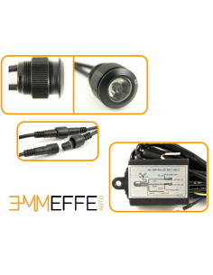 Luci di Marcia Diurna DRL Per Paraurti 10 LED Alta Potenza IP64 2