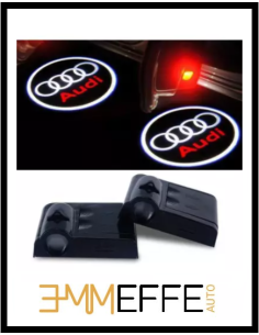 Proiettore Logo LED AUDI A1 Citycarver per Portiera con Batteria no Fori no Connessioni Plug & Play 2