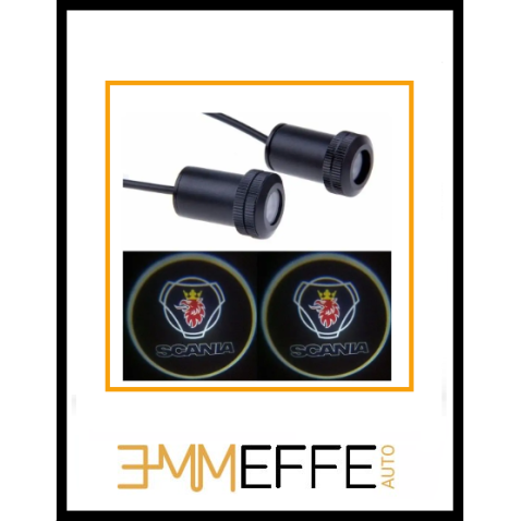 Proiettore Logo LED Scania 24V per Portiera Fori Camion Automezzi