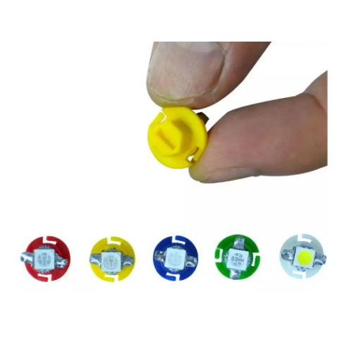 Lampadina Led BX8.4d e B8.4d 1 Smd FUCSIA Luci Cruscotti E Strumentazioni 12v Dc