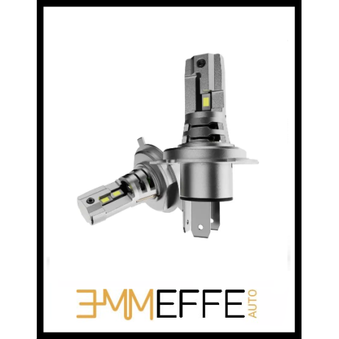 Kit Led H4 ROTATIVO Stessa Dimensione Originale Canbus 6000k