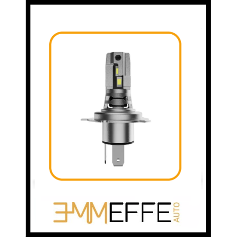 Kit Led H4 ROTATIVO Stessa Dimensione Originale Canbus 6000k